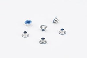FoRapid 3mm/1/8" Aluminum Quicklet Eyelets-Scrapbooking/Birthday Wedding Baby Greeting Holiday Card/Paper Craft/Luggage Cruise Tag/DIY Album/Clothing etc-200 PCS (Blue)