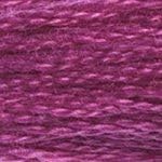 DMC 117-718 Six Strand Embroidery Cotton Floss, Plum, 8.7-Yard