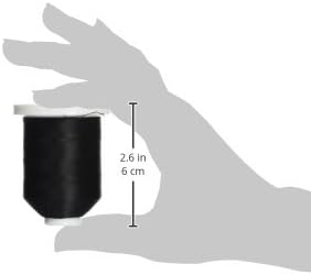 Robison-Anton Rayon Super Strength Thread, Solid Colors, 1100-Yard, Black