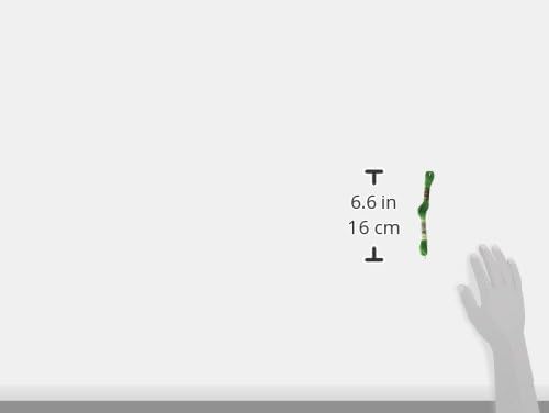 DMC 117-701 Six Stranded Cotton Embroidery Floss, Light Christmas Green, 8.7-Yard