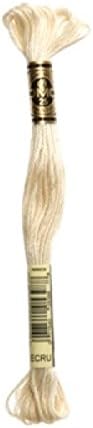 Embroidery Floss Thread Bundle : 6 Black (310), 2 Blanc, 2 Ecru