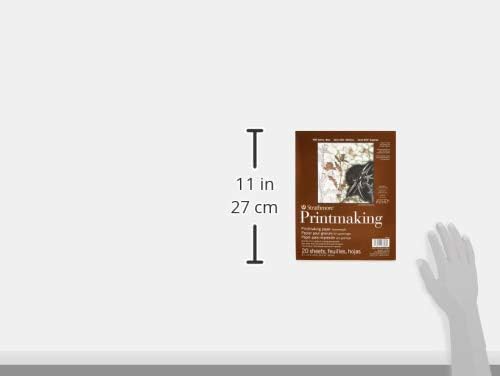 Strathmore Printmaking Paper Pad 8"X10"-20 Sheets -62433800, White