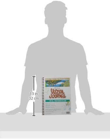 Strathmore 400 Series Visual Watercolor Journal, 90 LB 9"x12" Cold Press, Wire Bound, 34 Sheets