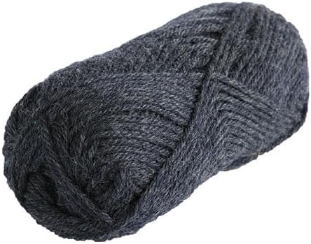 Knit Picks Wool of The Andes Gray Worsted Weight 100% Wool Yarn Multi Pack (10 Balls - Onyx Heather)