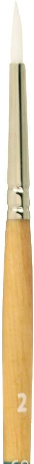 Princeton PAB98501 9850R-2 Snap Brush, Taklon Round 2, White