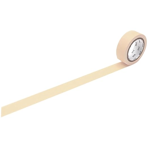MT Washi Masking Tape - Kamoi Paper Adhesive Tape - 15mm * 7m - Warm Pastel Scarlet, Carrot, Marigold - Set of 3
