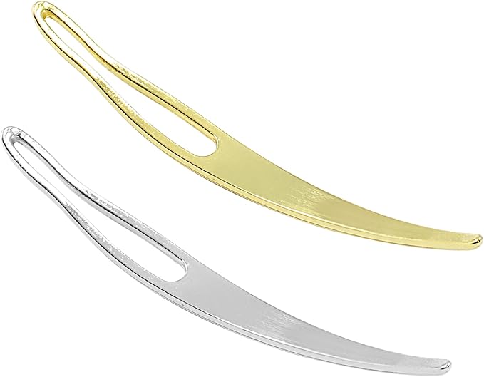 4 Pcs Interlocking Tool Sisterlock Retighten Tool Dreadlock Crochet Needle for Hair Dreadlock(Gold+Silver)