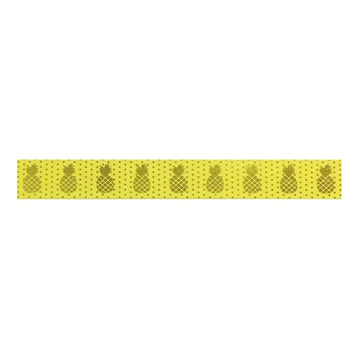 Wrapables Colorful Washi Masking Tape, Golden Pineapple Yellow