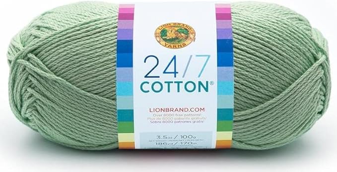 Lion Brand Yarn - 24/7 Cotton - 6 Skein Assortment (Mountain)