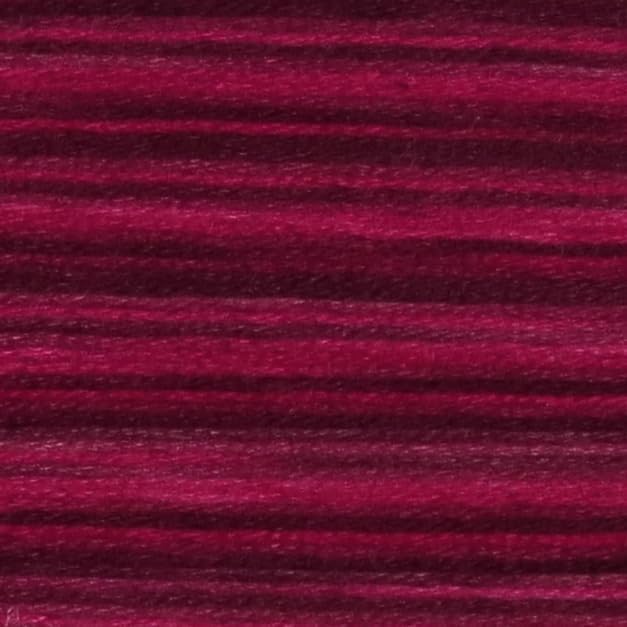 KCS Big skeins of 25 Meters Size 25 Color Variegated Cross Stitch Stranded Threads,6 skeins,115