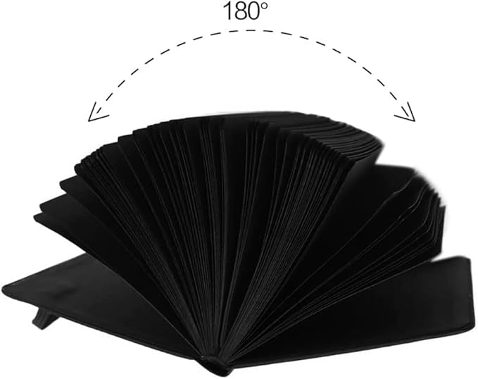 Mifuner Small 5x5 Black Notebooks 110gsm 82 Sheets/164 Pages mini blank sketchbooks Travel Journal Pocket Hardcover Paint Writing Notebook Blank Diary Memo Planner Sketchbook Black Paper