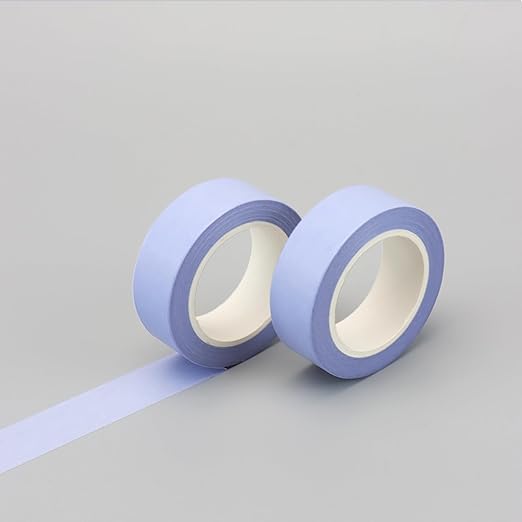 NatSumeBasics 3 Pastel Washi Tapes Solid Light Purple Washi Tape 32 Ft. Decorative Masking Tape Self-Adhesive Craft Tapes for Packaging Decor Scrapbooks DIY Gift (Light Purple)
