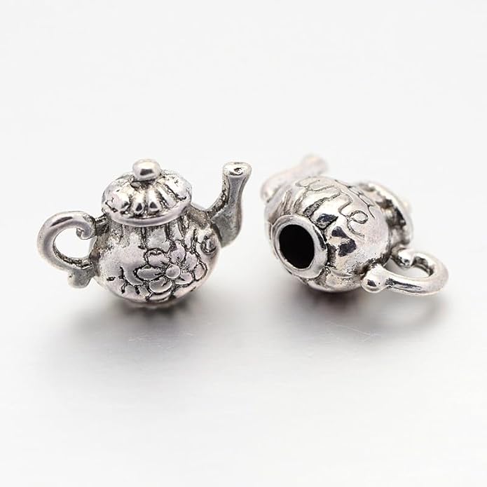 Antique Silver Cross Drink Insect Animal Theme Charms for DIY Jewelry Bracelet Necklace Earring Keychain Decor