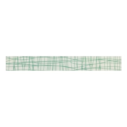 Wrapables Colorful Patterns Washi Masking Tape, Green Doodle Lines