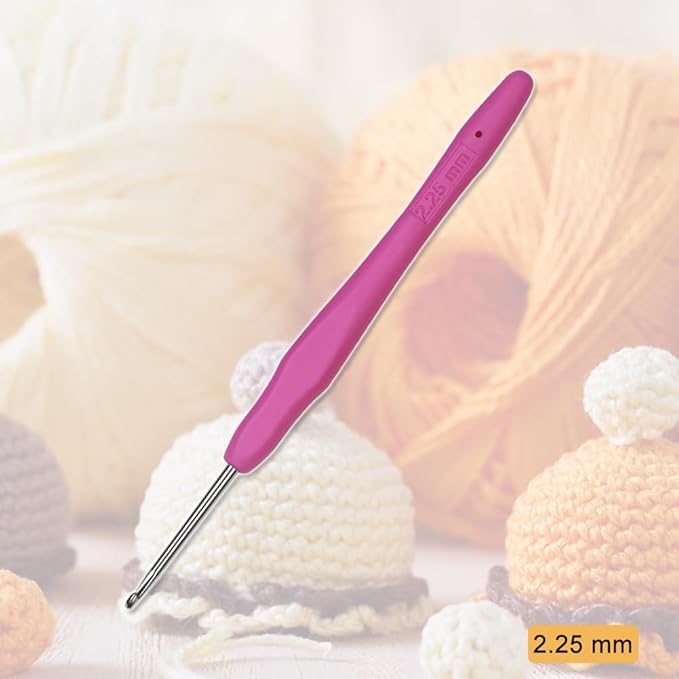 Small Size Crochet Hook Lace Crochet Needle QLRFFLJOY 2.25mm Crochet Hook Embroidery Thread Knitting Weaving Tool DIY Lace Yarn Crochet Needles (2.25 mm)