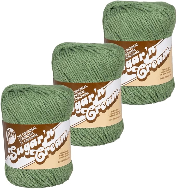 3 Pack 100% Cotton Yarn - Size 4 Medium Weight - Perfect for Crafting, Clothing, Accessories and More!