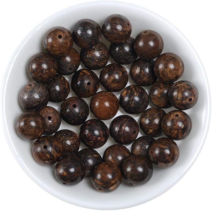 10mm Natural Bronzite Gemstone Round Loose Beads Crystal Stone Bracelet Necklace Accessories Crafts for Jewelry Making DIY,1 Strand 15"