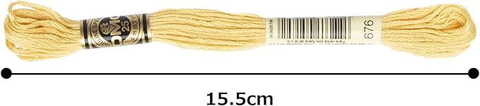 DMC 6-Strand Embroidery Cotton Floss, Light Old Gold