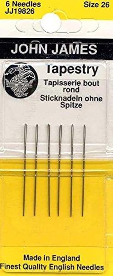 Tapestry Hand Needles-Size 26 6/Pkg