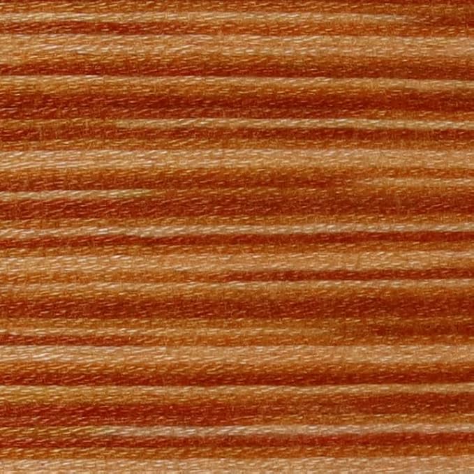 KCS Big skeins of 25 Meters Size 25 Color Variegated Cross Stitch Stranded Threads,6 skeins,4124