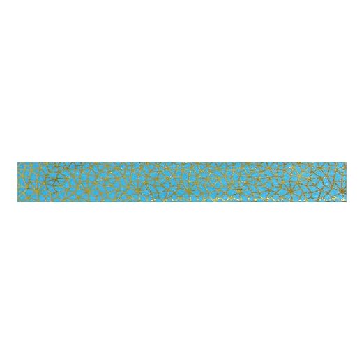 Wrapables Colorful Washi Masking Tape, Shattered Aqua