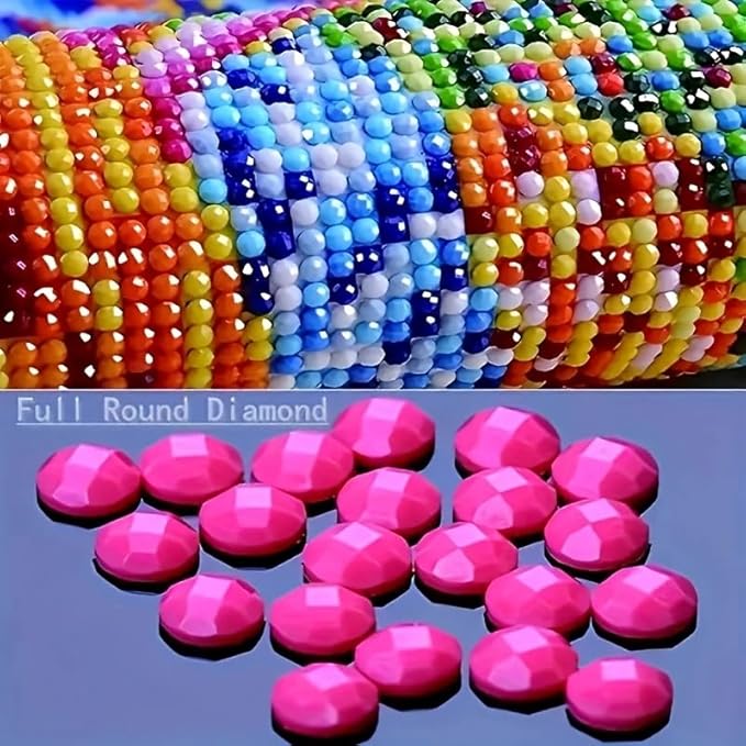 STGLCR Beach Diamond Painting Kits for Adults, 5D Love Diamond Art Kits for Beginners, DIY Full Round Drill Paint by Diamonds,Sunset Diamond Art Kits Diamond Dots Home Wall Decor 12 x 16 Inch
