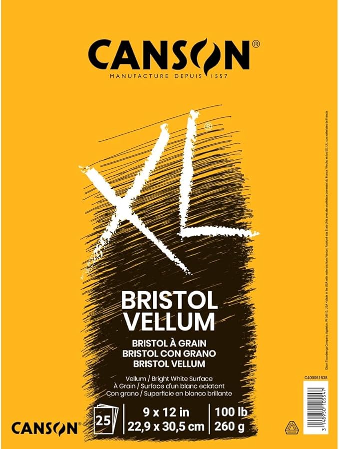 Canson XL Series Vellum Bristol Pad 9x12"
