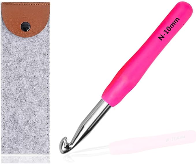10 mm Crochet Hook, Ergonomic (Size N/10.0mm)