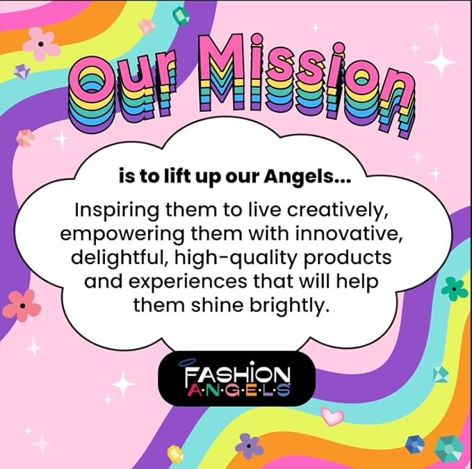 Fashion Angels Fashion Design Sketch Portfolio for Kids - Fashion Design Sketch Book for Beginners, Fashion Sketch Pad with Stencils and Stickers for Kids 6 and Up, Brown