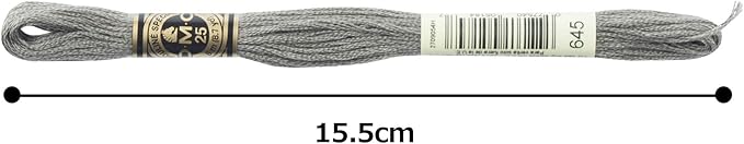DMC 6-Strand Embroidery Cotton Floss, Very Dark Beaver Grey