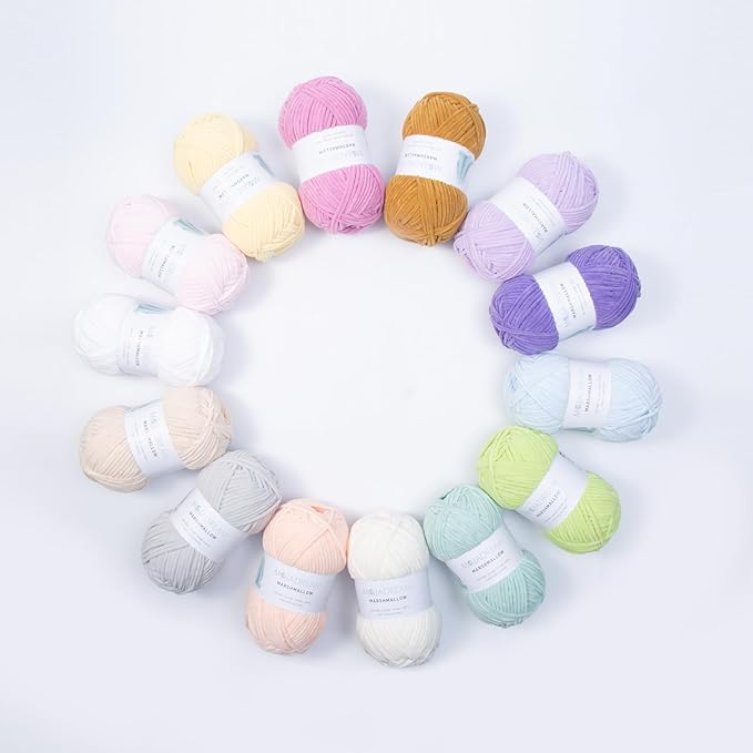 3PCS 3.5oz Chenille Yarn for Blankets Amigurumi: Soft Velvet Baby Yarn Blanket Knitting and Crocheting Bulky 5# Yarn 3 Skeins of 100g (Pale Peach)