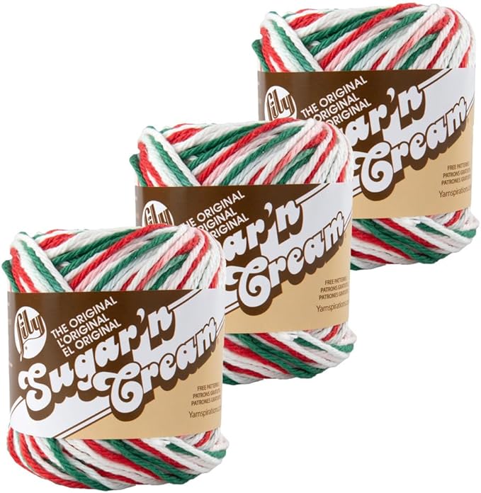 3 Pack 100% Cotton Yarn - Size 4 Medium Weight - Perfect for Crafting, Clothing, Accessories and More!