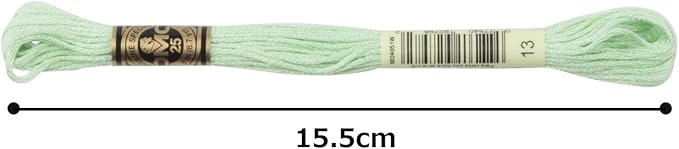 DMC DMC25B #25 Thread Embroidery Thread 12 Bundles #13 Green