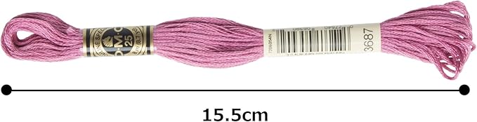 DMC 6-Strand Embroidery Cotton Floss, Mauve