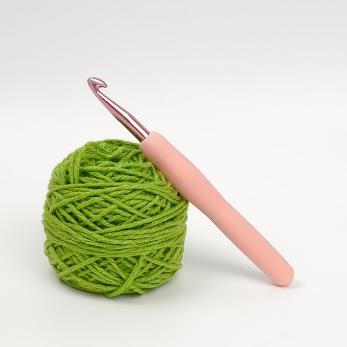7mm Crochet Hook, Supers Smooth 7 mm Ergonomic Crochet Hooks for Beginner, Comfort for Arthritic, 1 Pack