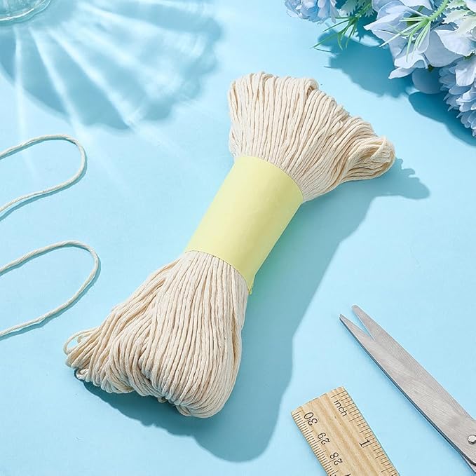 FREEBLOSS 100M Sashiko Thread 100% Cotton Cord Quilting & Embroidery Floss for Hand Sewing 14 Stranded Thick Sewing Thread for Embroidery Supplies