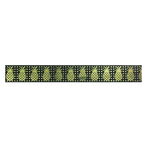 Wrapables Colorful Washi Masking Tape, Golden Pineapples and Stars