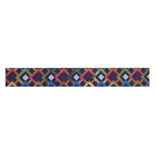 Wrapables Colorful Washi Masking Tape, Mystery Magic Diamonds
