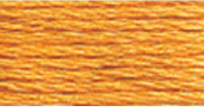 DMC 117-3854 Mouline Stranded Cotton Six Strand Embroidery Floss Thread, Medium Autumn Gold, 8.7-Yard