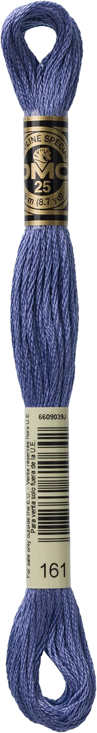 DMC 6-Strand Embroidery Cotton Floss, Grey Blue