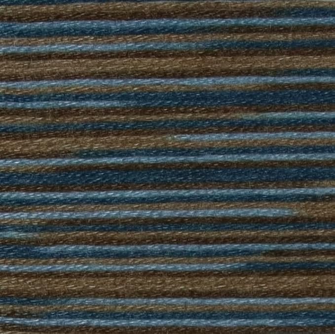 KCS Big skeins of 25 Meters Size 25 Color Variegated Cross Stitch Stranded Threads,6 skeins,4515