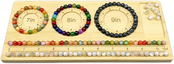 Petoysoso Bead Boards for Jewelry Making, Bamboo Beading Board for Jewelry Bracelet, Bracelet Bead Board,Bead Tray,Beading & Jewelry Making Supplies