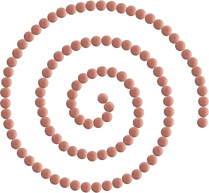 DIYOMR 100Pcs Silicone Beads, 15mm Silicone Beads for Necklace Bracelet Round Silicone Beads for Pens Bulk Silicone Beads for Keychain Making (15mm,Brick Red)