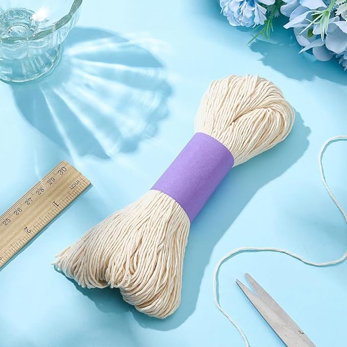 FREEBLOSS 100M Sashiko Thread 100% Cotton Cord Quilting & Embroidery Floss for Hand Sewing 12 Stranded Thick Sewing Thread for Embroidery Supplies