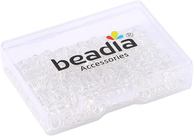 Silver Plated Jump Rings Non Tarnish 6mm 400pcs for Jewelry Making Findings
