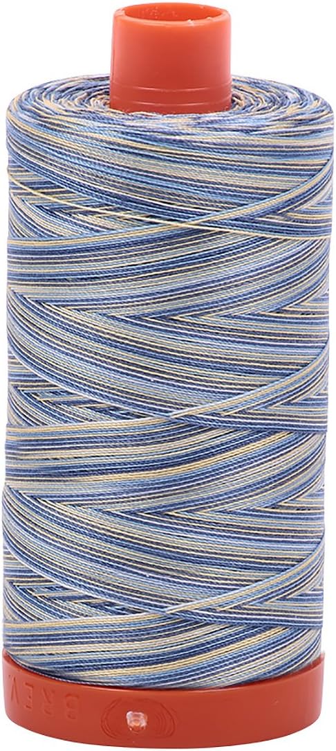 Aurifil A1150-4649 50wt 1422yds Variegated Mako Cotton Embroidery Thread