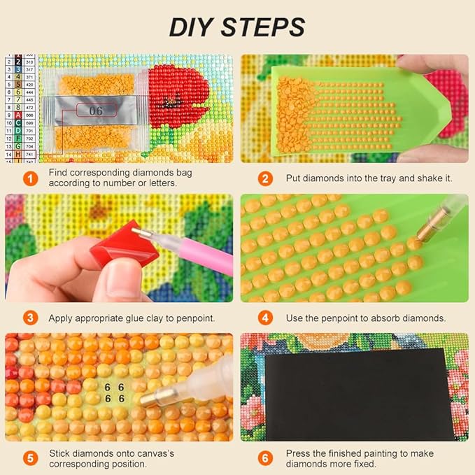 WSLWXSHM Diamond Painting Kits for Adults Cat, Round Full Drill Diamond Art Kits, 5D DIY Paint with Diamonds Crafts for Home Wall Decoration Gifts 12×12Inch, Animal