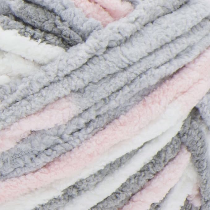 Bernat Baby Blanket Baby Grays Yarn - 2 Pack of 300g/10.5oz - Polyester - 6 Super Bulky - 220 Yards - Knitting/Crochet