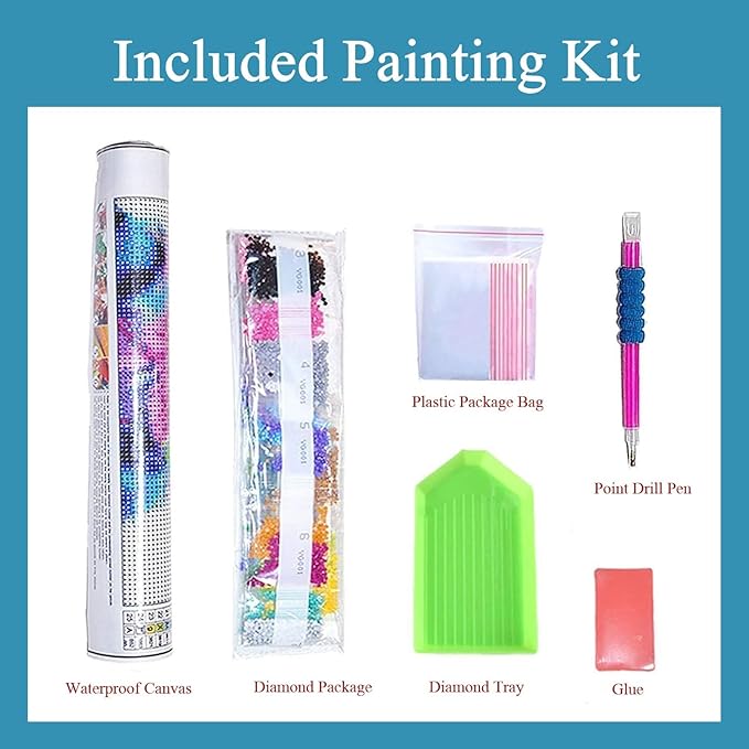 Gemozaic Diamond Painting Kits for Adults, Mushroom Adults Diamond Art Kits, Book Gem Painting Kit for Adult for Gift Home Wall Decor, 12x16 Inch