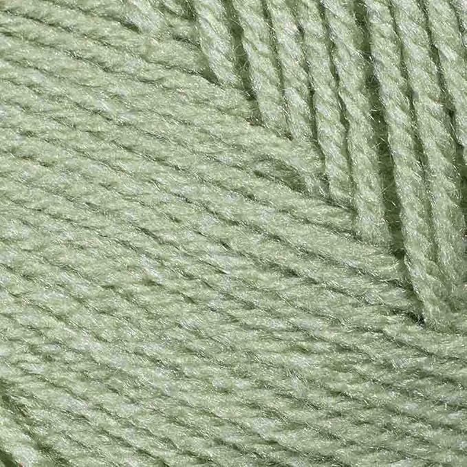 Craft County Size 4 (Medium) 100% Acrylic Fiber Yarn – Variety of Color and Pattern Options – for Crochet, Knitting, and Weaving (Frosty Green)